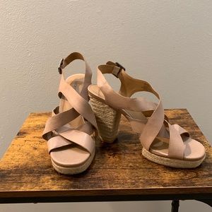 Lucky brand heeled espadrilles